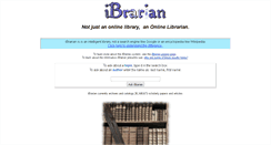 Desktop Screenshot of ibrarian.net